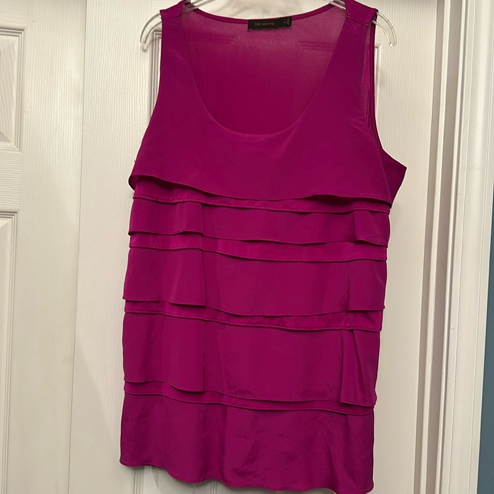 The Limited Fushia Sleeveless Top